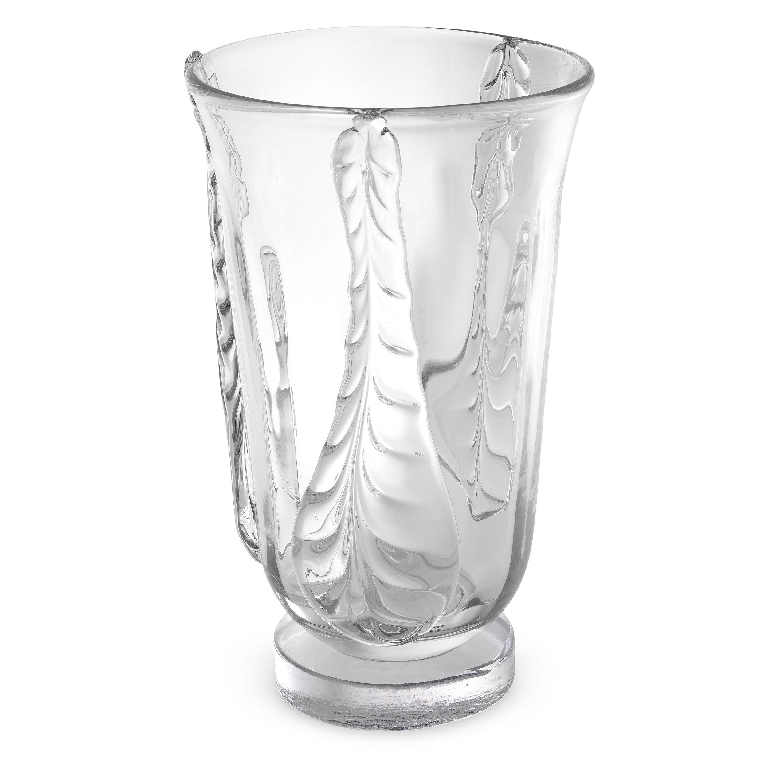 hand blown glass | clear L
