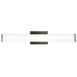 Satin Nickel 25" White Glass LED 90 CRI 2700K 120V