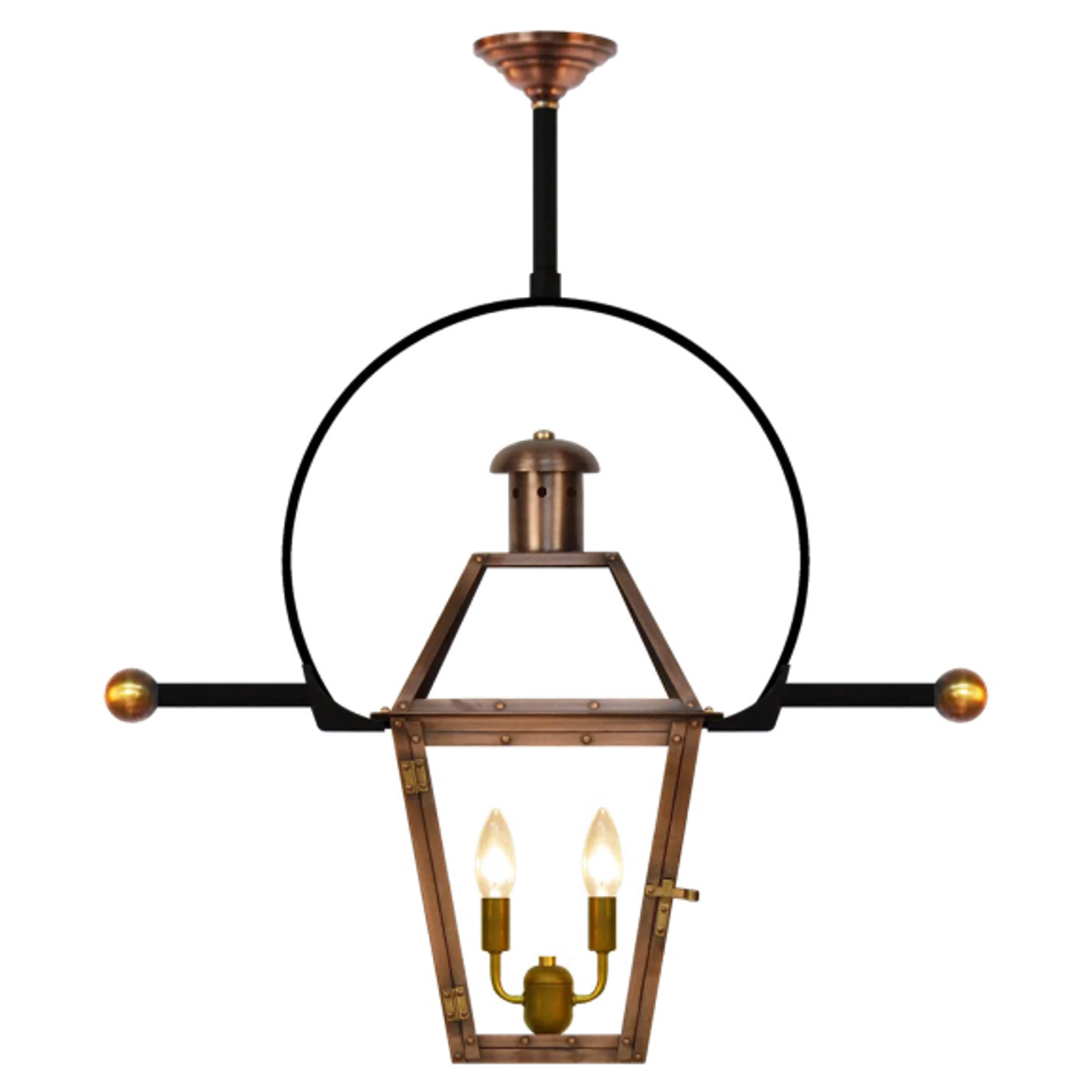 Купить Уличный подвесной светильник Georgetown 18" Ladder Rest Ceiling Lantern в интернет-магазине roooms.ru