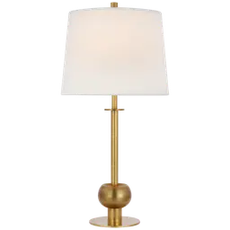 Hand-Rubbed Antique Brass 12.5" x 14.5" x 11" Linen