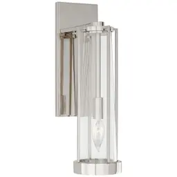 Polished Nickel Clear Glass