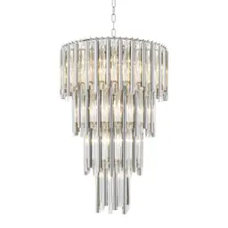 nickel finish | clear glass L