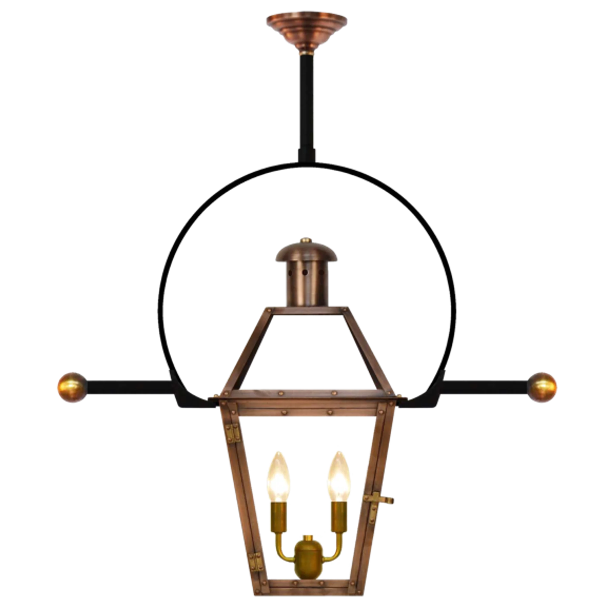 Купить Уличный подвесной светильник Georgetown 20" Ladder Rest Ceiling Lantern в интернет-магазине roooms.ru