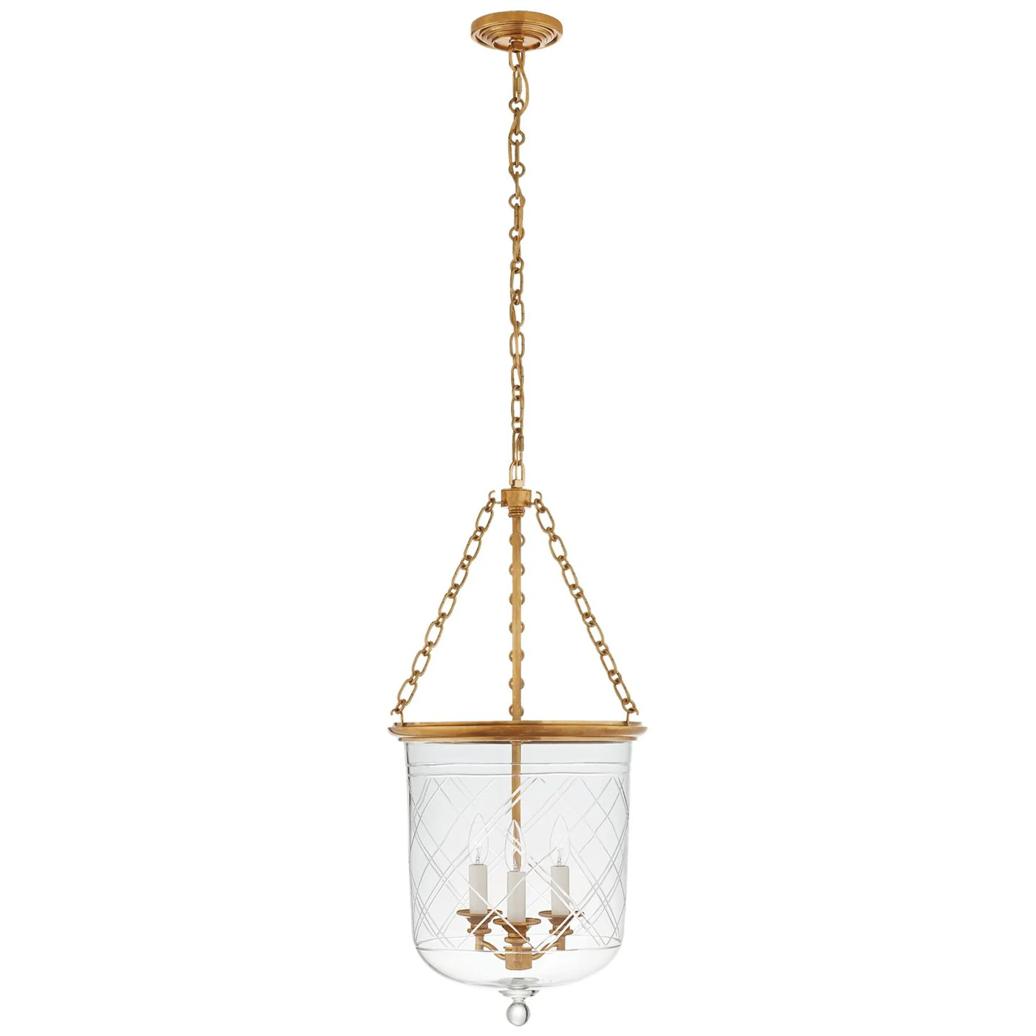 Купить Подвесной светильник Cambridge Medium Smoke Bell Lantern в интернет-магазине roooms.ru