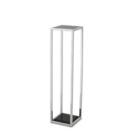 polished stainless steel | black marble S