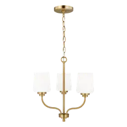 Satin Brass LED Bulb(s) Included
