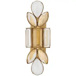 Soft Brass Clear Glass