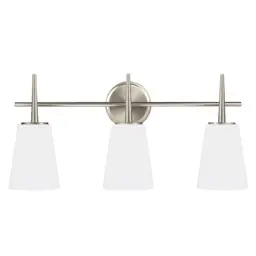 Brushed Nickel LED Bulb(s) Included