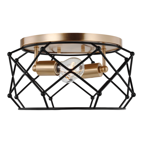 Купить Накладной светильник Zarra Two Light Flush Mount в интернет-магазине roooms.ru