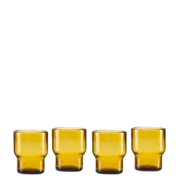 Cognac Recycled glass with bubbles