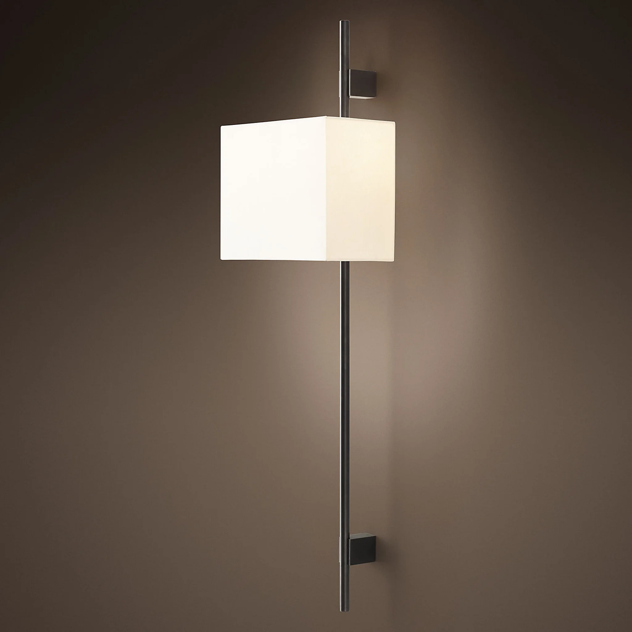 Купить Бра Vela Round Bar Sconce - Rectangular Shade в интернет-магазине roooms.ru