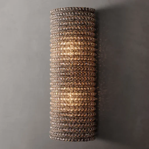 Купить Бра Crystal Halo Smoke Glass Sconce в интернет-магазине roooms.ru