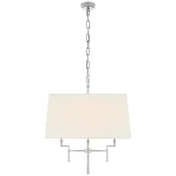 Polished Nickel 22" x 24" x 11" Linen Square