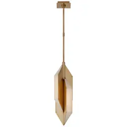 Antique-Burnished Brass Alabaster