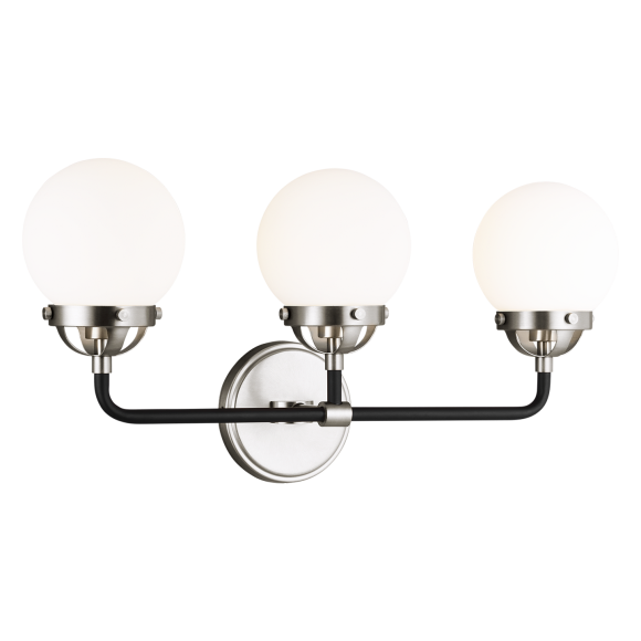 Brushed Nickel LED Bulb(s) Included