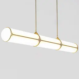 3 Units / 59 in L / Brushed Brass