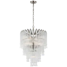 Polished Nickel Clear Glass