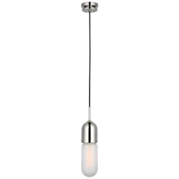 Polished Nickel Frosted Glass