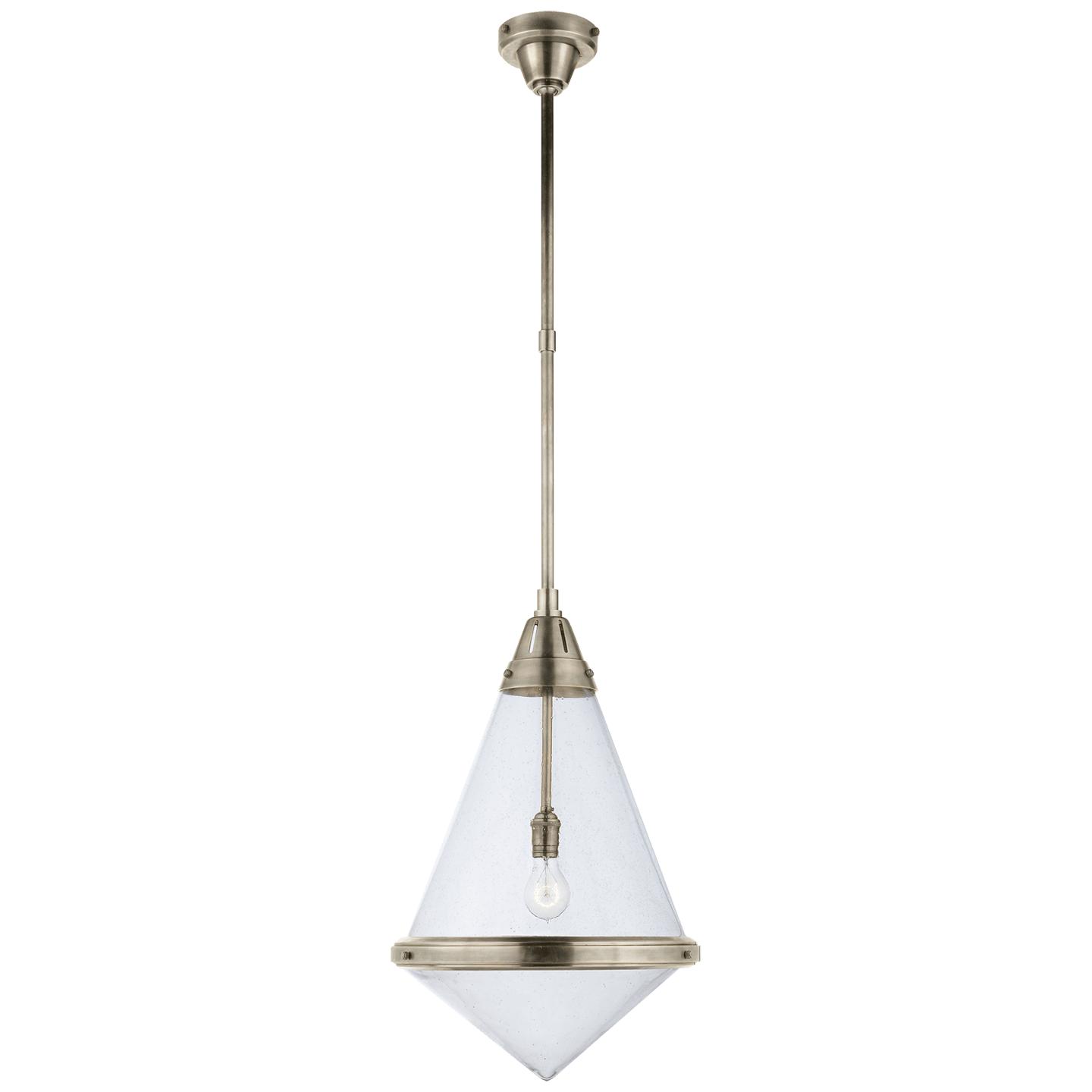 Antique Nickel Seeded Glass