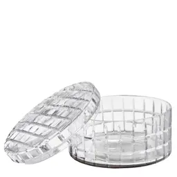 hand blown clear glass L