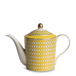 Yellow Matt glazed porcelain with matt gold accents