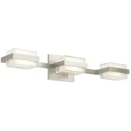 Satin Nickel 3 Shallow LED 90 CRI 3000K 120V