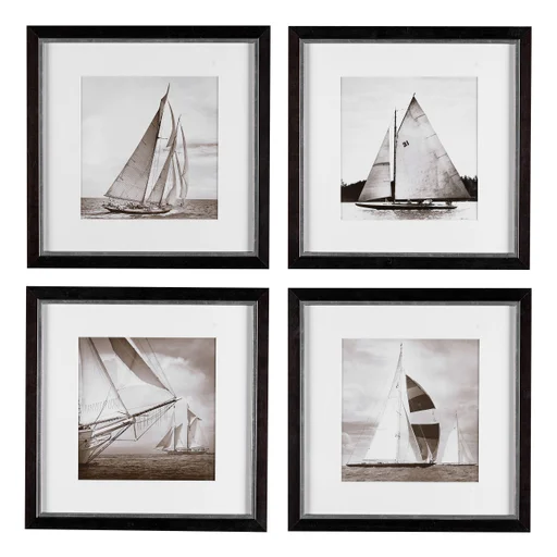 Купить Набор постеров Prints Michael Kahn Boat set of 4 в интернет-магазине roooms.ru