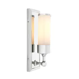 nickel finish | frosted glass