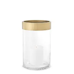 clear glass | antique brass finish S