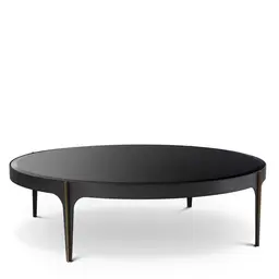 bronze finish | brushed brass finish | black bevelled glass L