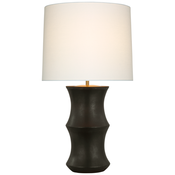 Stained Black Metallic 16.5" x 17.5" x 14" Linen