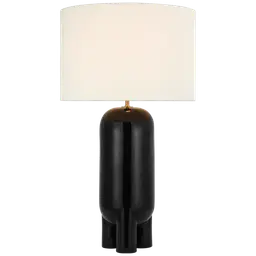 Matte Black 17" x 17" x 11.25" Linen
