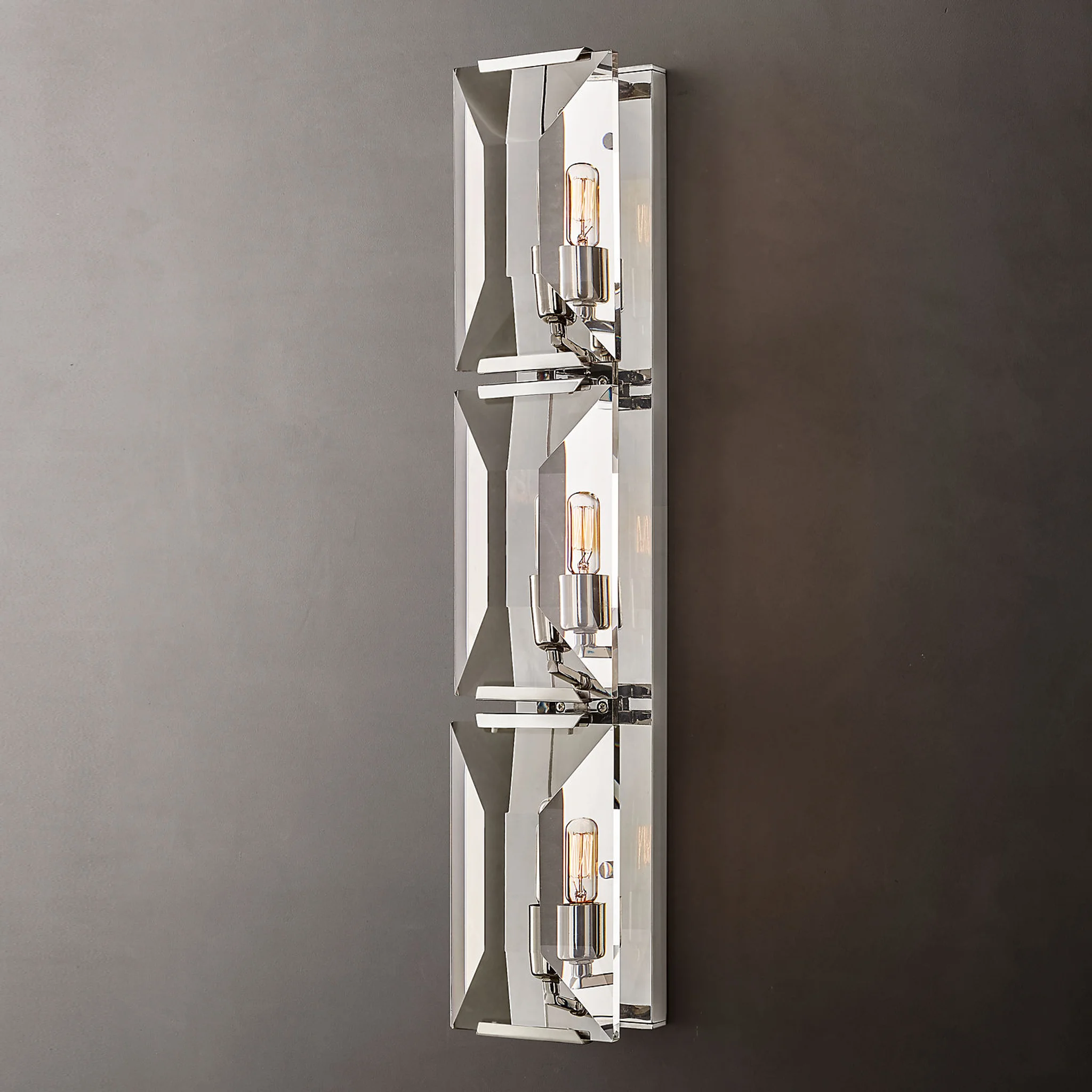 Купить Бра Harlow Crystal Triple Sconce в интернет-магазине roooms.ru