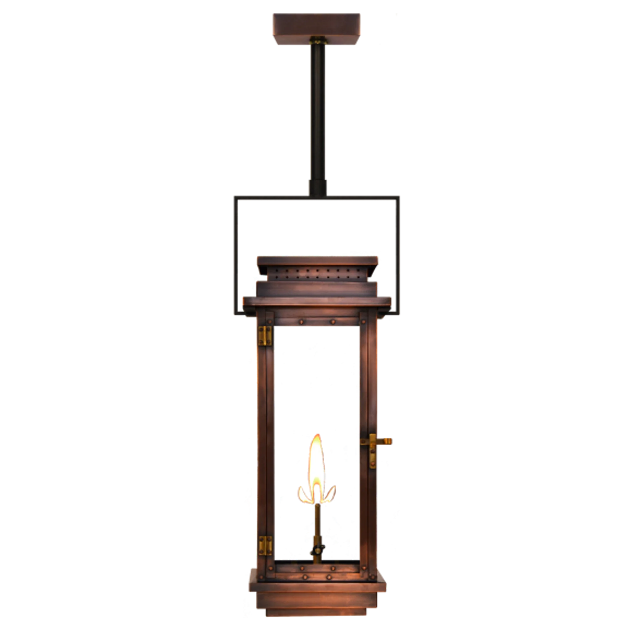 Купить Уличный подвесной светильник Contempo 31" Yoke Ceiling Lantern в интернет-магазине roooms.ru