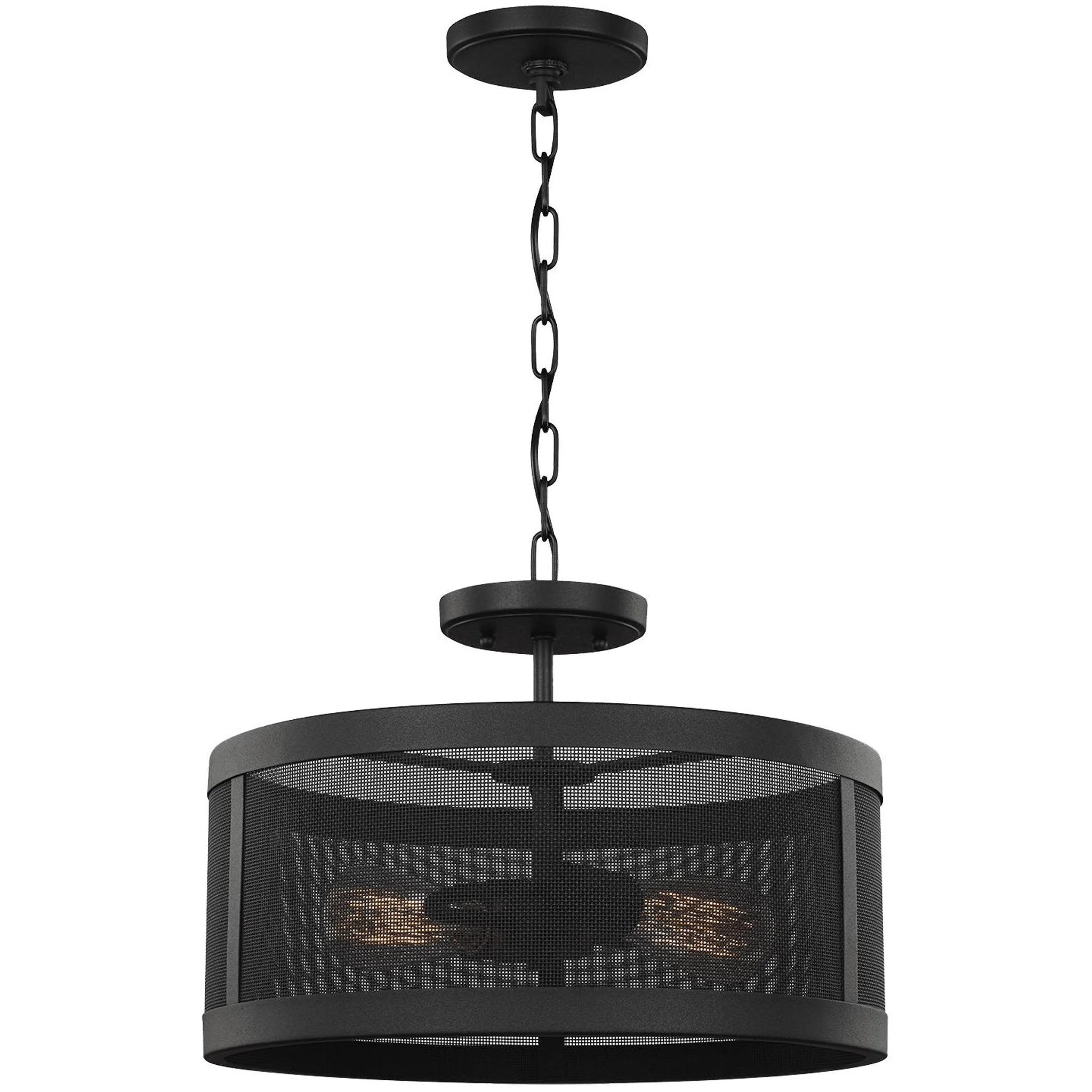 Купить Подвесной светильник Gereon Two Light Semi-Flush Convertible Pendant в интернет-магазине roooms.ru