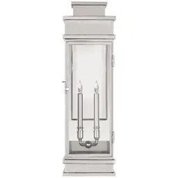 Polished Nickel Clear Glass