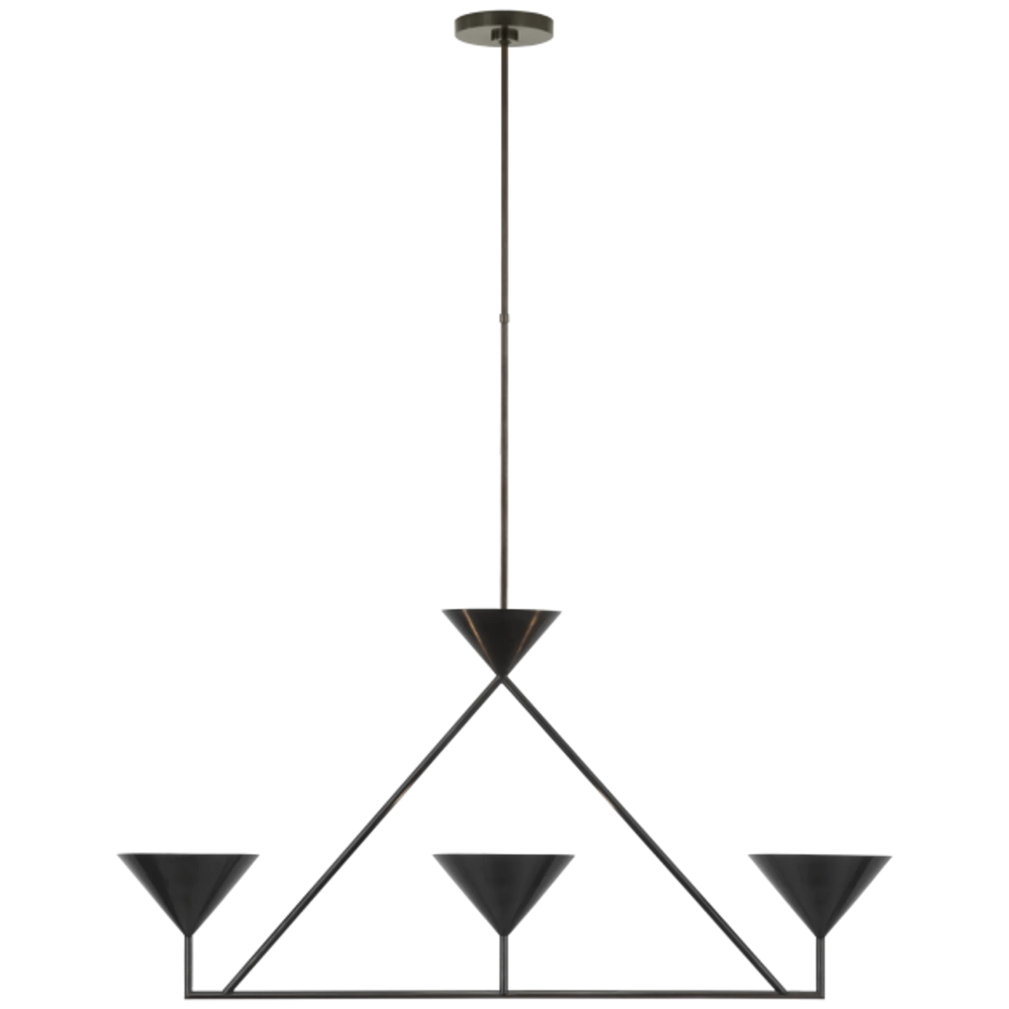 Купить Люстра Orsay Medium 3-Light Linear Chandelier в интернет-магазине roooms.ru