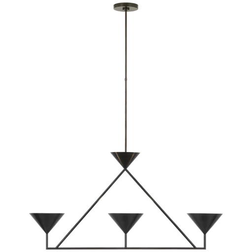 Купить Люстра Orsay Medium 3-Light Linear Chandelier в интернет-магазине roooms.ru