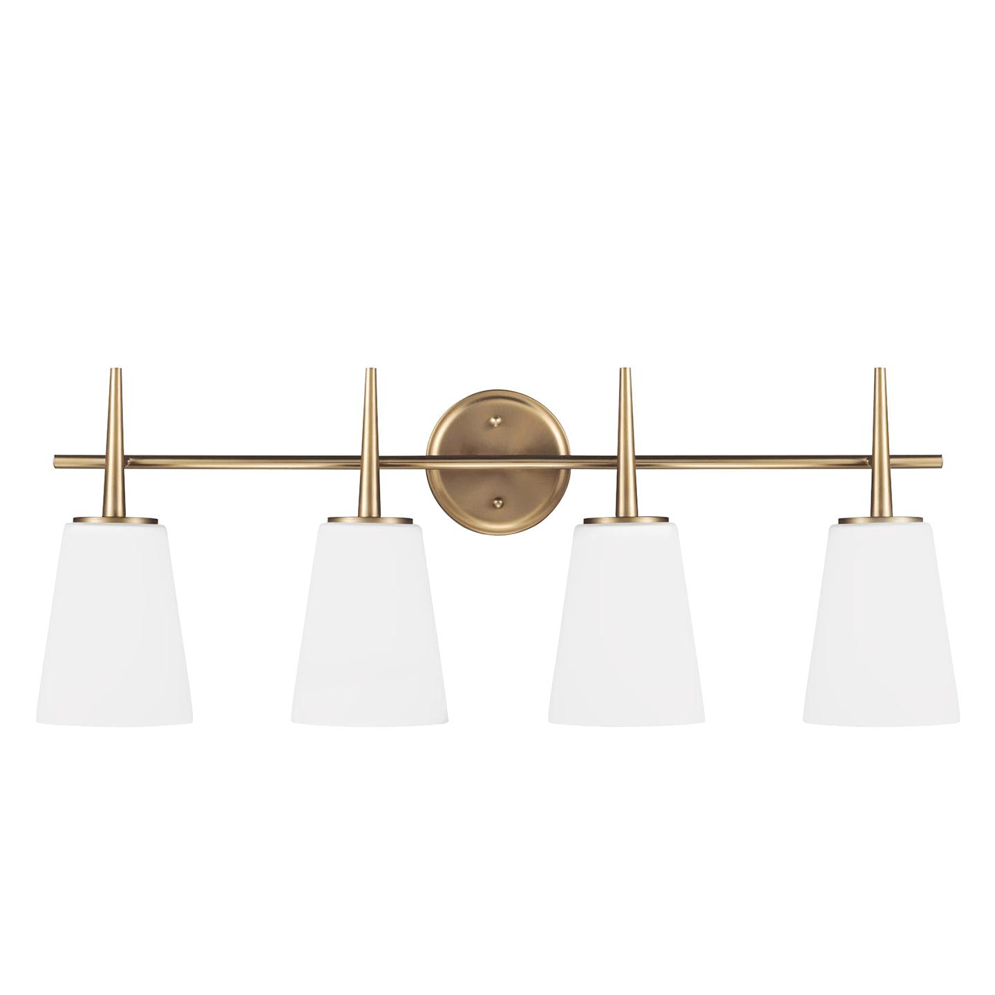 Satin Brass LED Bulb(s) Included