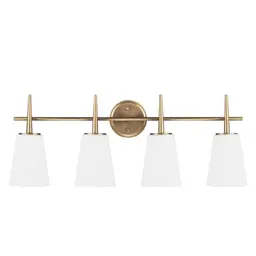 Satin Brass LED Bulb(s) Included