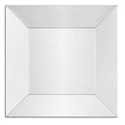 bevelled mirror glass square