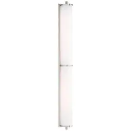 Polished Nickel White Glass