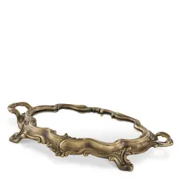 vintage brass finish | mirror glass