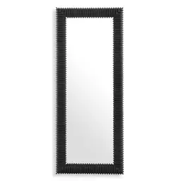 black finish rectangular