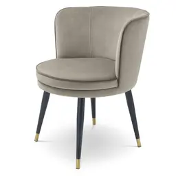 savona greige velvet | savona grey velvet piping | black & brass finish swivel base