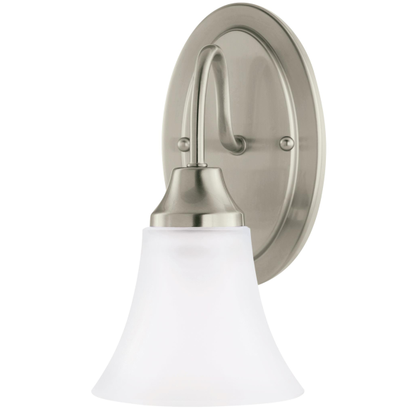 Brushed Nickel LED Bulb(s) Included