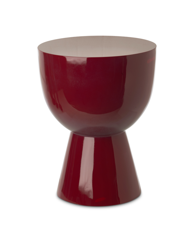 Burgundy red Lacquered polyester