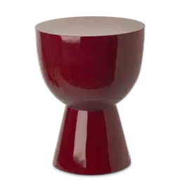 Burgundy red Lacquered polyester