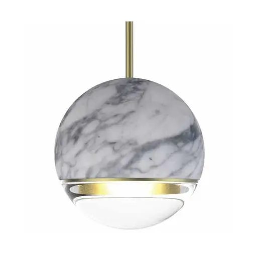 Купить Подвесной светильник Wandering Star Pendant Light (Carrara Marble/Med) - OPEN BOX в интернет-магазине roooms.ru
