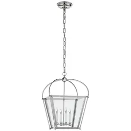 Polished Nickel Clear Glass